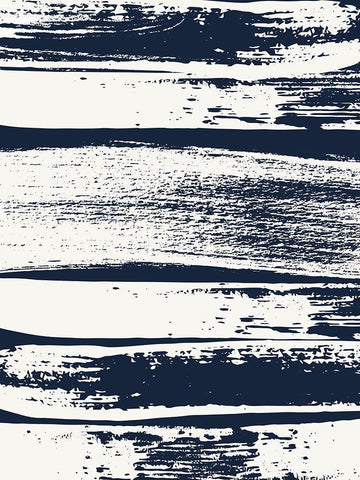 Drama Queen Stripes 1 Black Ornate Wood Framed Art Print with Double Matting by Lula Bijoux And Company