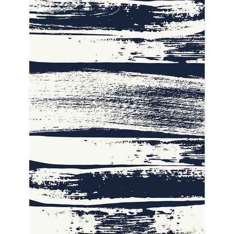 Drama Queen Stripes 1 Gold Ornate Wood Framed Art Print with Double Matting by Lula Bijoux And Company