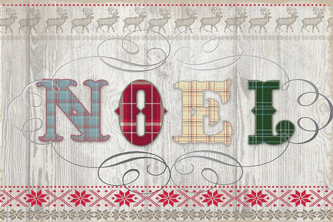 Noel White Modern Wood Framed Art Print with Double Matting by Lula Bijoux And Company