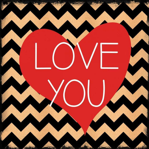 Valentines Day Heart 4 Gold Ornate Wood Framed Art Print with Double Matting by Allen, Candace