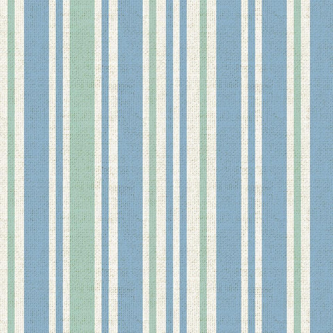By The Sea Stripeez 2 Black Modern Wood Framed Art Print by Allen, Candace