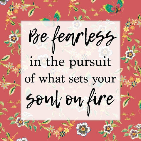 Soul Fire 4 Black Ornate Wood Framed Art Print with Double Matting by Lula Bijoux and Company