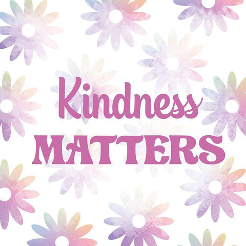 Kindness Matters 2 Gold Ornate Wood Framed Art Print with Double Matting by Lula Bijoux and Company
