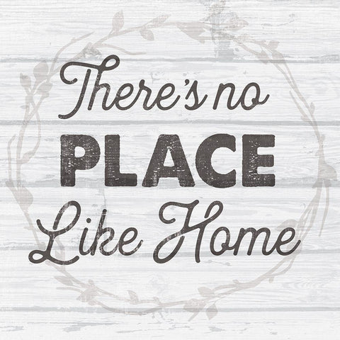 Like Home Gold Ornate Wood Framed Art Print with Double Matting by Lula Bijoux And Company