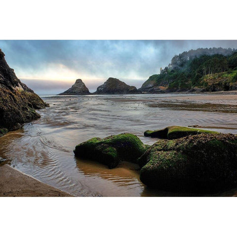 Secret Escape White Modern Wood Framed Art Print by Taylor, Glenn
