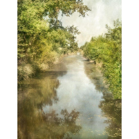 Summer Morning Gold Ornate Wood Framed Art Print with Double Matting by Poinski, Dianne