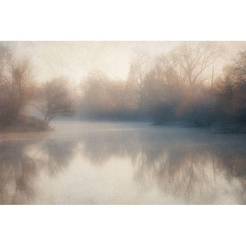Lake 1 White Modern Wood Framed Art Print by Poinski, Dianne