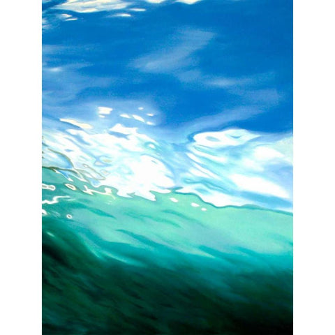 Under Water White Modern Wood Framed Art Print by Rehfuss, Robena