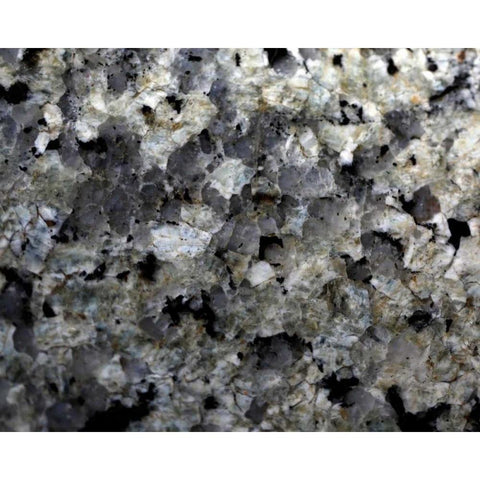 Gray Minerals 2 Black Modern Wood Framed Art Print with Double Matting by De Carvalho, Sandro