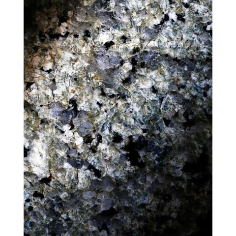 Gray Minerals 1 Black Modern Wood Framed Art Print with Double Matting by De Carvalho, Sandro