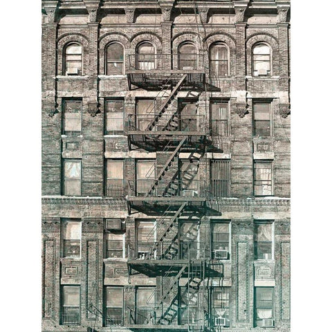 City Escapes 4 Black Modern Wood Framed Art Print by De Carvalho, Sandro