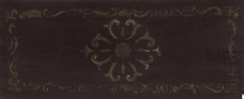 . Black Ornate Wood Framed Art Print with Double Matting by Haynes, Smith