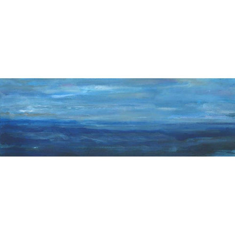 Infinite Ocean 1 White Modern Wood Framed Art Print by Haynes, Smith