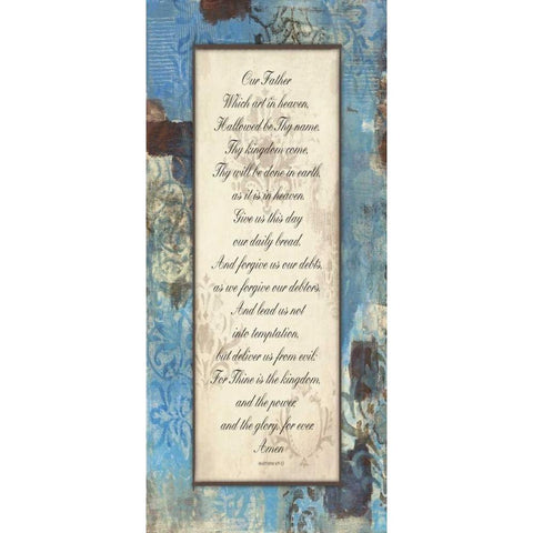 Winter Rain Inspirational Black Modern Wood Framed Art Print with Double Matting by Haynes, Smith