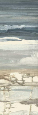 Misty Dreams 1 White Modern Wood Framed Art Print with Double Matting by Haynes, Smith