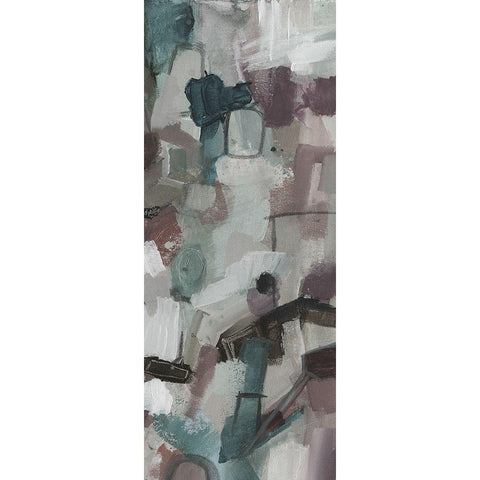 Cool Swatch H White Modern Wood Framed Art Print by Haynes, Smith