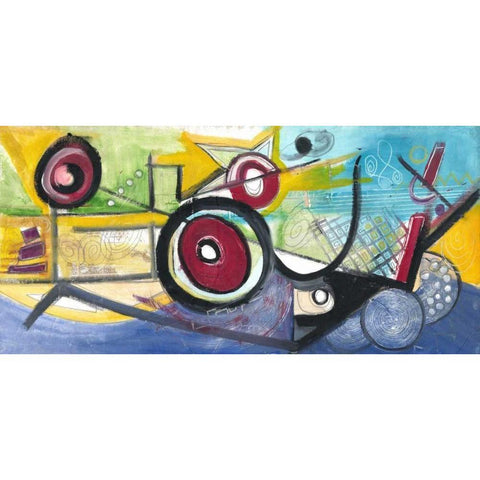 . Black Modern Wood Framed Art Print with Double Matting by Haynes, Smith