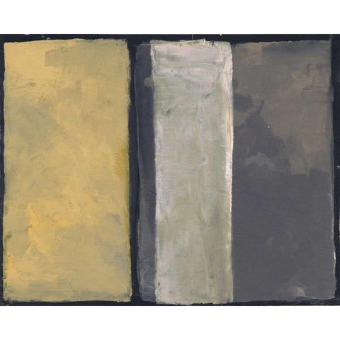 Shared Spaces Black Modern Wood Framed Art Print with Double Matting by Haynes, Smith