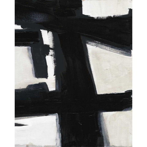 Stark Lines White Modern Wood Framed Art Print by Haynes, Smith