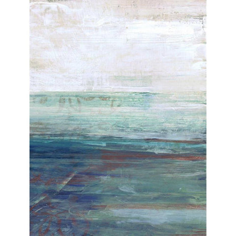 More Horizons Black Modern Wood Framed Art Print with Double Matting by Haynes, Smith