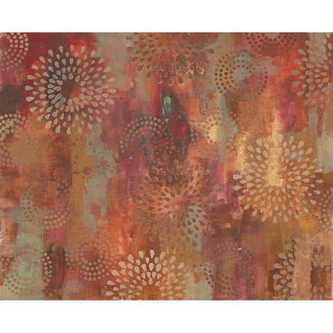 Spice Burst Kudos Black Modern Wood Framed Art Print with Double Matting by Haynes, Smith