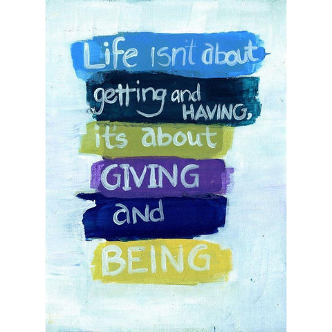 Giving and Being Black Modern Wood Framed Art Print by Haynes, Smith