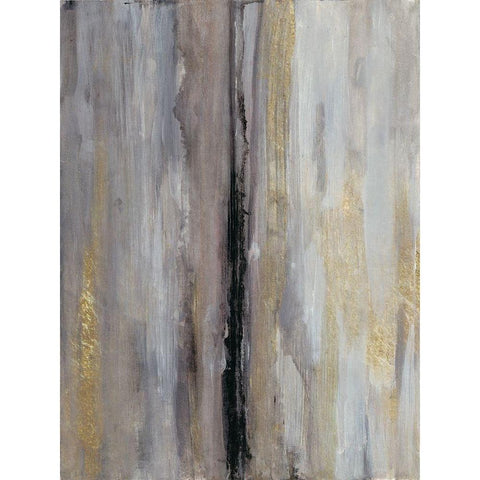 Narrow Hall Black Modern Wood Framed Art Print with Double Matting by Haynes, Smith