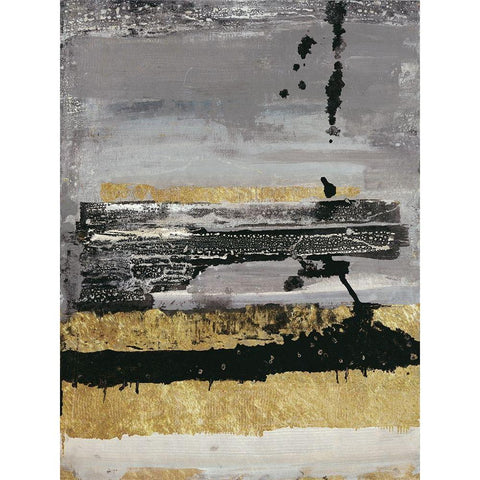 Shadowed Shelter Black Modern Wood Framed Art Print with Double Matting by Haynes, Smith