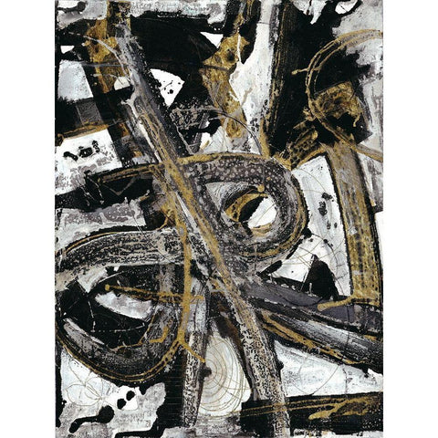 Night Coaster White Modern Wood Framed Art Print by Haynes, Smith