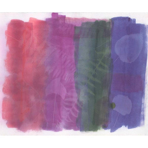 Fossil Color Splash White Modern Wood Framed Art Print by Haynes, Smith