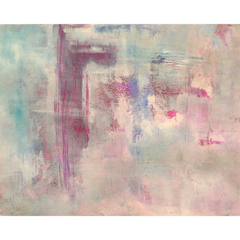 Cotton Candy Clouds Black Modern Wood Framed Art Print by Haynes, Smith