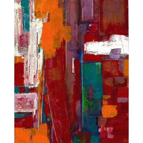 Kindergarten Colorific Black Modern Wood Framed Art Print by Haynes, Smith