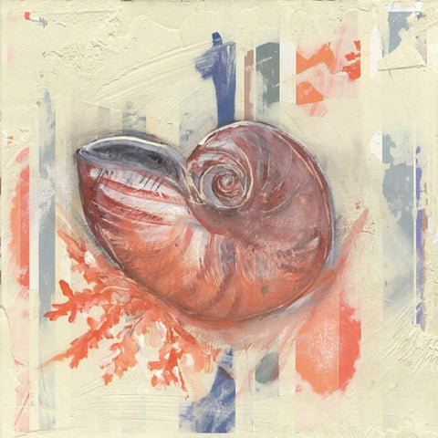 . Gold Ornate Wood Framed Art Print with Double Matting by Haynes, Smith