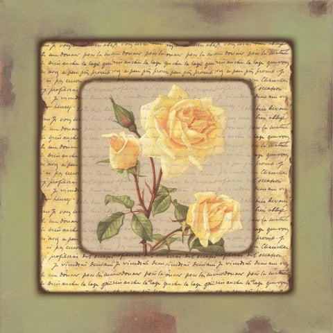 . Gold Ornate Wood Framed Art Print with Double Matting by Haynes, Smith