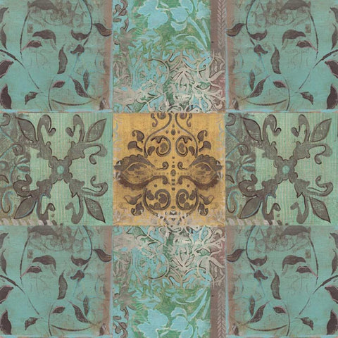 . Black Ornate Wood Framed Art Print with Double Matting by Haynes, Smith