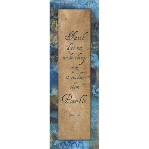 Make Possible Autumn Blooms Gold Ornate Wood Framed Art Print with Double Matting by Haynes, Smith