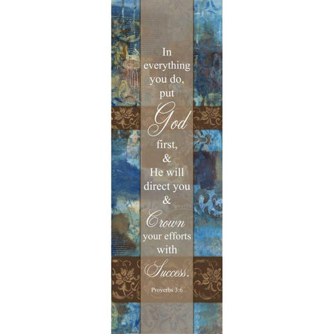 God First Winter Rain White Modern Wood Framed Art Print by Haynes, Smith