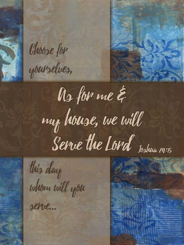 We Will Serve Winter Rain White Modern Wood Framed Art Print with Double Matting by Haynes, Smith