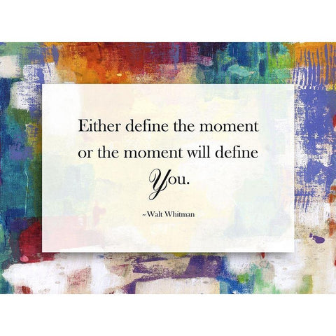 Define The Moment Gold Ornate Wood Framed Art Print with Double Matting by Lewis, Sheldon