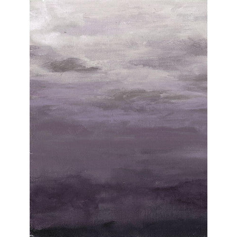 Lavenday A White Modern Wood Framed Art Print by Haynes, Smith