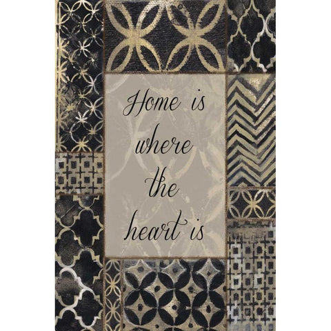 Natural Patch Gold Ornate Wood Framed Art Print with Double Matting by Haynes, Smith