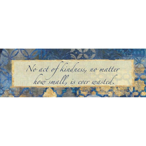 Acts Of Kindness Gold Ornate Wood Framed Art Print with Double Matting by Haynes, Smith