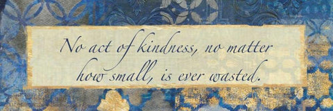 Acts Of Kindness Black Ornate Wood Framed Art Print with Double Matting by Haynes, Smith