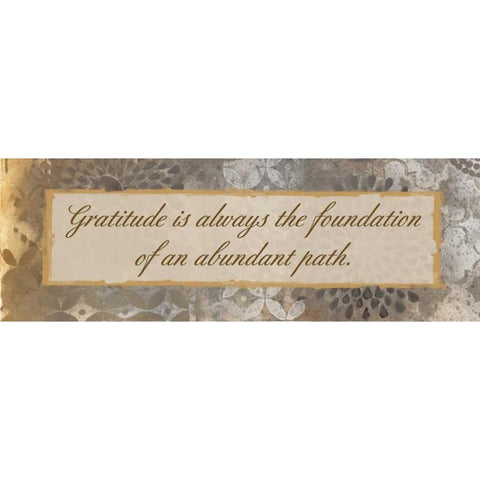 Gratitude Path Black Modern Wood Framed Art Print with Double Matting by Haynes, Smith