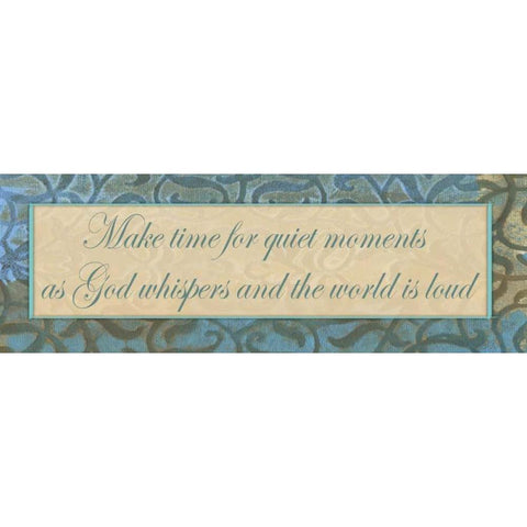 God Whispers Gold Ornate Wood Framed Art Print with Double Matting by Haynes, Smith