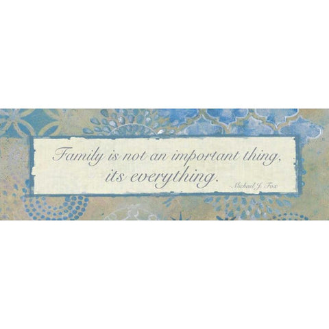 Family Is Everything 2 White Modern Wood Framed Art Print by Haynes, Smith