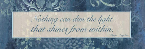 Light Within White Modern Wood Framed Art Print with Double Matting by Haynes, Smith