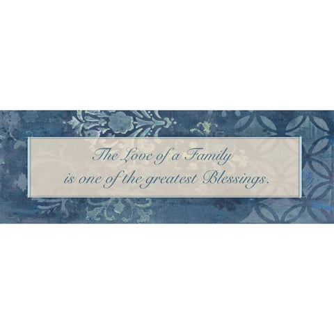 Greatest Blessings Gold Ornate Wood Framed Art Print with Double Matting by Haynes, Smith