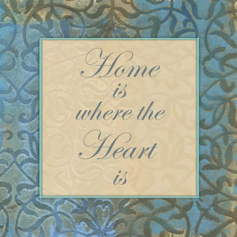 Hearty Home Black Modern Wood Framed Art Print by Haynes, Smith
