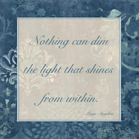 Light Within 3 White Modern Wood Framed Art Print with Double Matting by Haynes, Smith